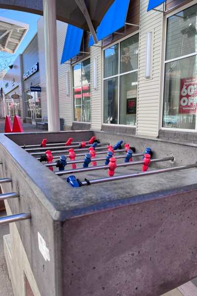 A game at Nebraska Crossing Outlets