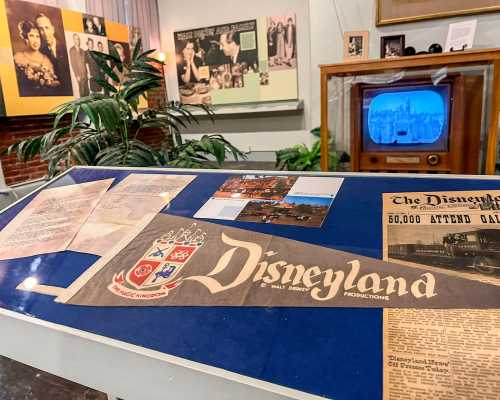 An exhibit at the Walt Disney Hometown Museum