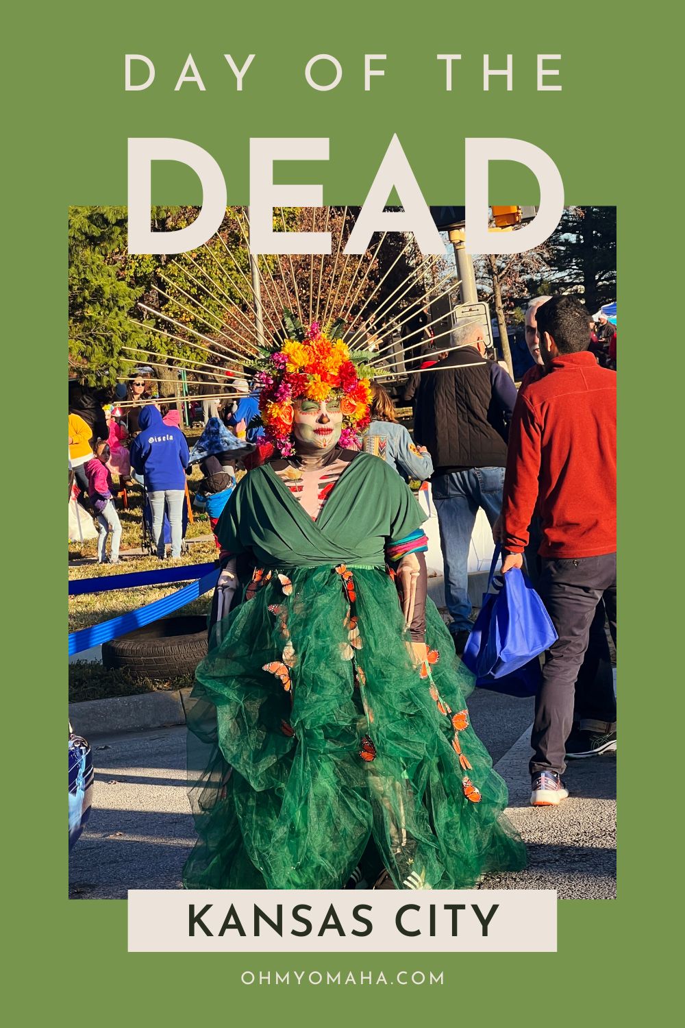Guide to the Day of the Dead (Día de los Muertos) celebrations in Kansas City, Kansas, include highlights of the amazing parade held in the fall
