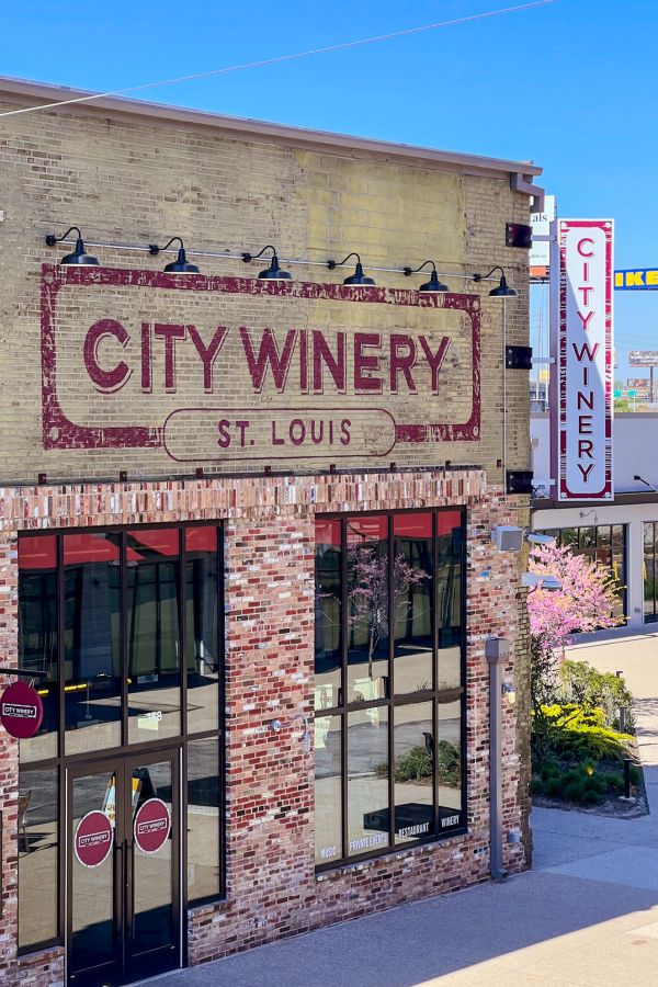 Exterior of City Winery St. Louis, located at The Foundry