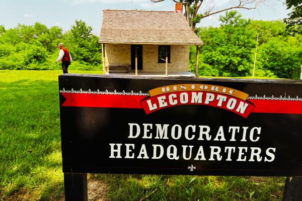 Democratic Headquarters in Lecompton, Kansas