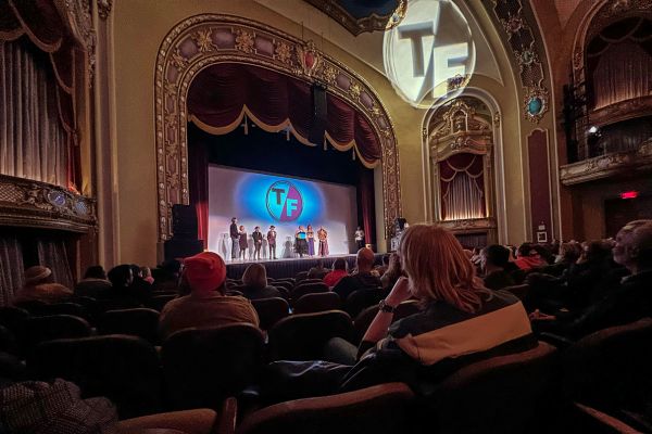 The Q&A following the screening of 