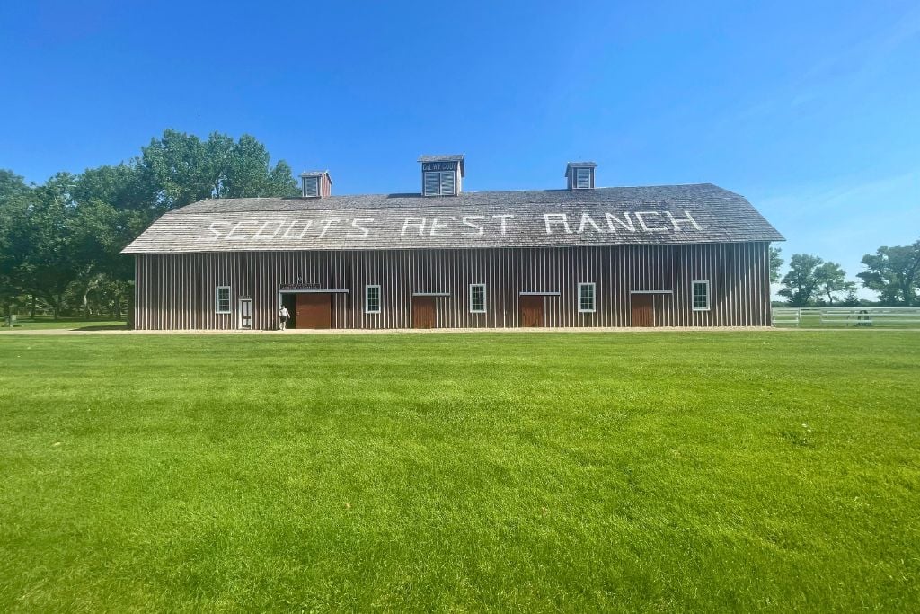 The horse barn at Buffalo Bill Ranch State Historical Park in North Platte, Nebraska.