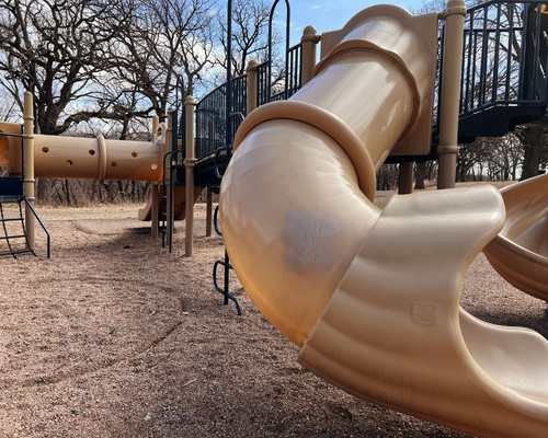 A play structure of Fairmount Park